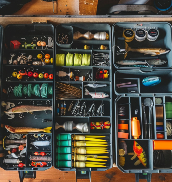 Organized Tackle Boxes